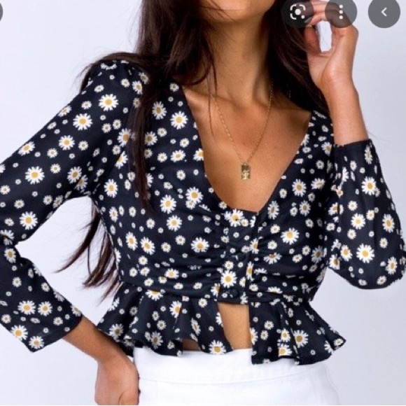 Princess Polly Sunflower Top - Picture 1 of 3